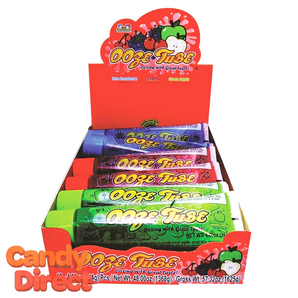 Ooze Tubes Candy - 12ct
