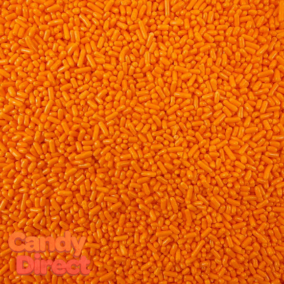 Orange Sprinkles - 6lb Bulk