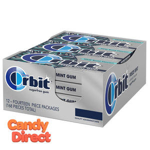 Orbit Freeze Mint Sugar Free Gum Wrigley - 12ct