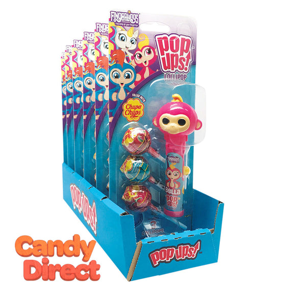Pop Ups Lollipops Fingerlings 1.26oz Blister Pack - 6ct