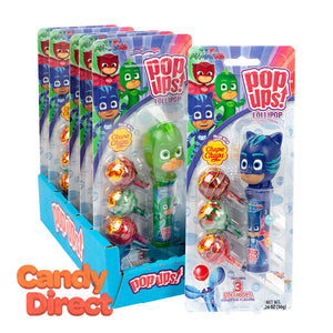 Pop Ups Lollipops Pj Masks 1.26oz Blister Pack - 6ct