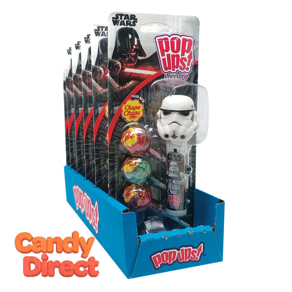 Pop Ups Lollipops Star Wars 1.26oz Blister Pack - 6ct