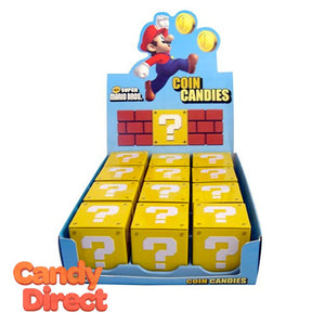 Question Mark Super Mario Coin Candies - 12ct