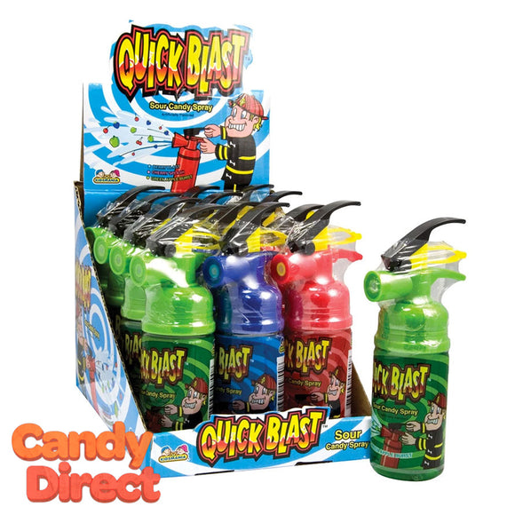 Quick Blast Spray Sour Candy - 12ct