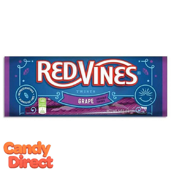 Red Vines Twists Grape Flavor - 12ct