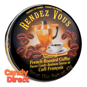 Rendez French Roasted Coffee Vous 1.5oz Tin - 12ct