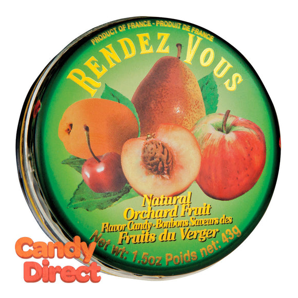 Rendez Orchard Fruit Vous 1.5oz Tin - 12ct