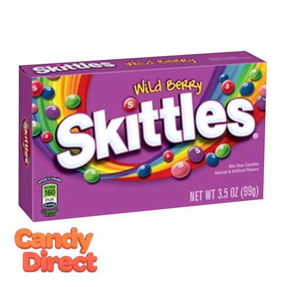 Skittles Wild Berry Theater Box 3.5oz - 12ct