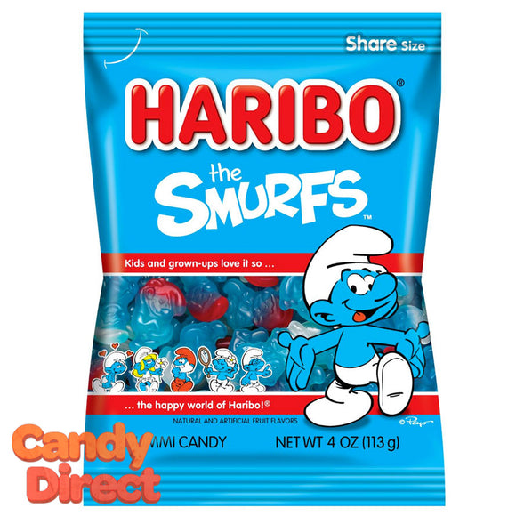 Smurfs Haribo Gummi Candy 5oz Bag - 12ct