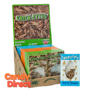 Snack Assorted Crick-Ettes Real Crickets Seasoned - 24ct
