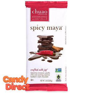 Spicy Maya Chuao Dark Chocolate Bars - 12ct