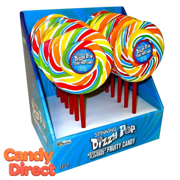 Dizzy Pop Lollipops - 12ct