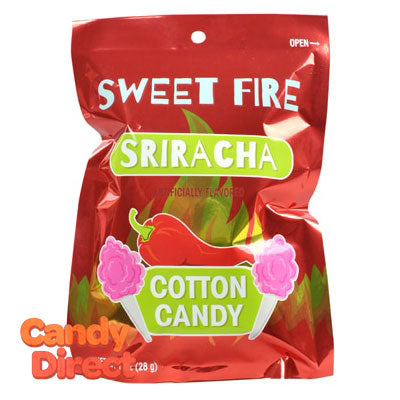 Sriracha Sweet Fire Cotton Candy Bags - 12ct