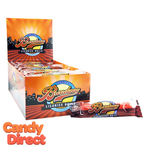 Strawberry Broadway Licorice Rolls - 24ct – CandyDirect.com