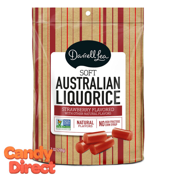 Strawberry Darrell Lea Soft Eating Licorice - 8ct
