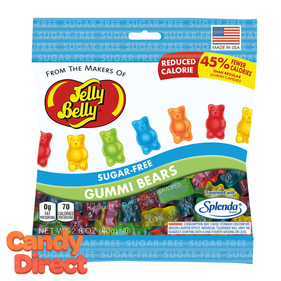 Sugar Free Gummy Bears Jelly Belly - 12ct Bags