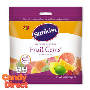 Sunkist Fruit Gems 3.5oz Bags - 12ct