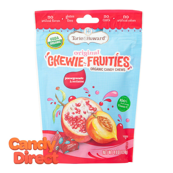 Torie & Howard Chewie Fruities Pomegranate Nectarine 4oz Pouch - 6ct