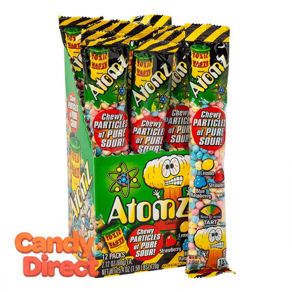 Toxic Waste Atomz Candy 2.12oz - 12ct