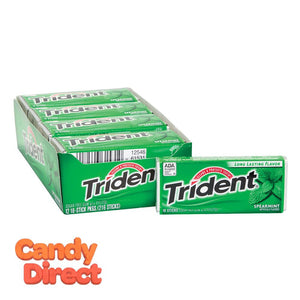 Trident Spearmint Sugar Free Gum - 12ct