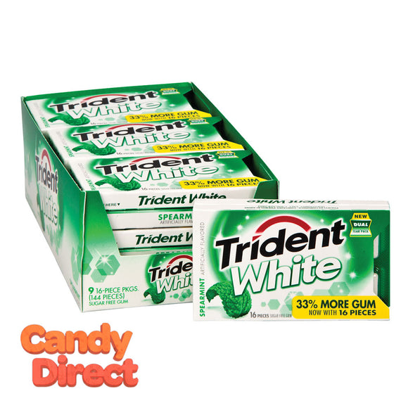 Trident Gum White Spearmint - 9ct