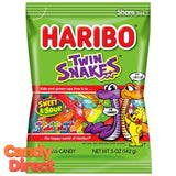 Twin Snakes Haribo Gummi Candy 5oz Bag - 12ct
