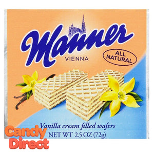 Vanilla Manner Cream-Filled Wafers - 12ct