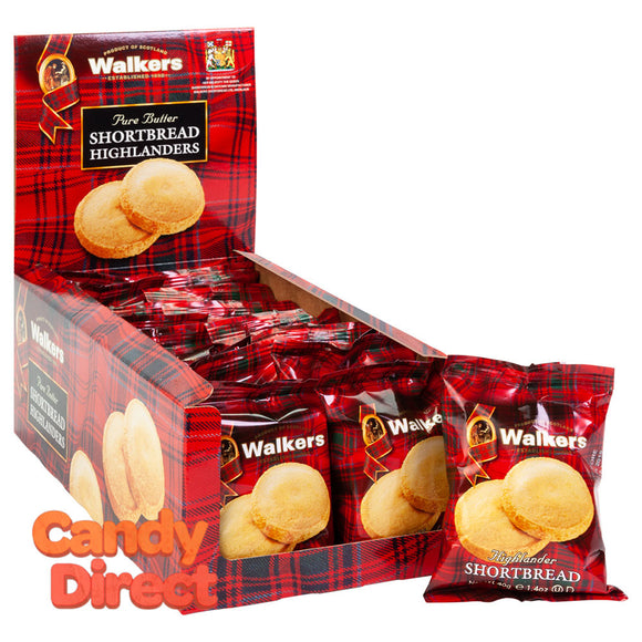 Walkers Highlander Cookies Twin Pack Shortbread 1.4oz - 18ct