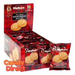 Walkers Rounds Twin Pack Shortbread 1.2oz - 22ct