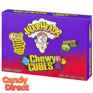 Warhead Sour Chewy Cubes Theater Box - 12ct