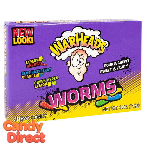 Warheads Worms Theater Box - 12ct