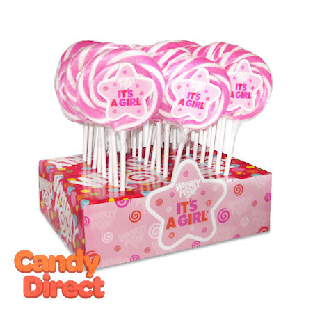Whirly Pops It's a Girl 1.5oz - 24ct