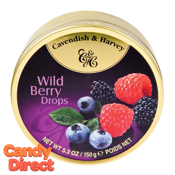 Wild Berry Fruit Cavendish & Harvey Drops - 12ct Tins