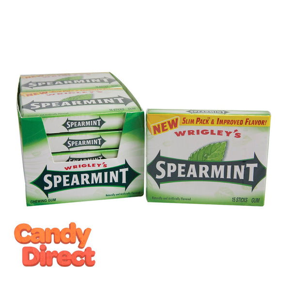 Wrigley's Spearmint - 15-Stick Slim Packs 10ct